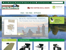 Tablet Screenshot of earthproductsstore.com